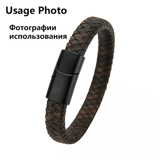 0.5/1meter Vintage Black Brown Real Genuine Leather Cords 8mm 10mm 12mm Flat Leather Cord for Bracelet Jewelry Making Findings