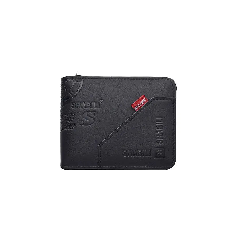 WERLLANDS PU Leather Short Wallet Slim Portable Business Purse Card Holder For Men