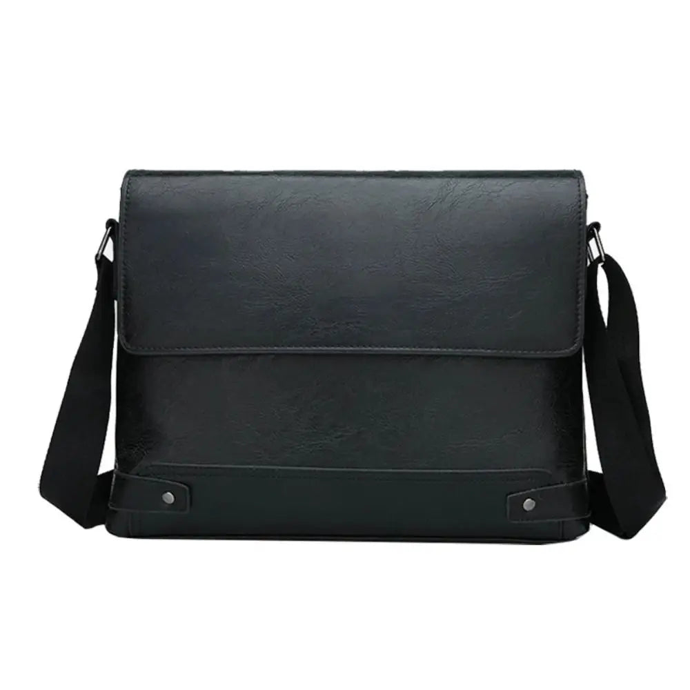 Briefcase For Men PU Leather Tote Boston Commuting Laptop Shoulder Executive Business Work Messenger Crossbody Side Designer Bag