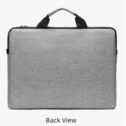 Business Style Laptop Handbag Ultra Thin Shockproof Laptop Sleeve Case Large Capacity with Handle Laptop Protective Pouch