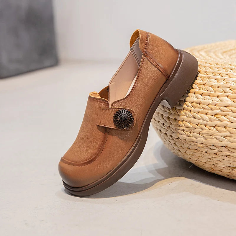 Genuine leather loafers women comfortable gray shoes low heels luxury ladies court shoes slip on moccasins elegant dress flats