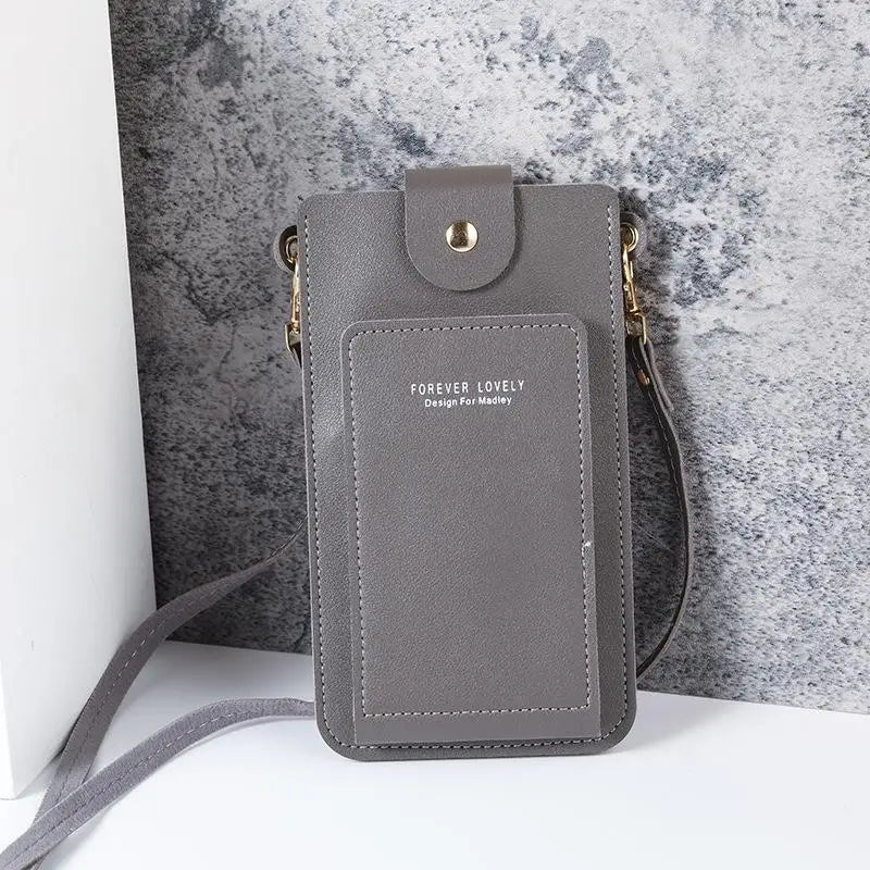 Women Bags Soft Leather Wallets Touch Screen Cell Phone Purse Crossbody Shoulder Strap Handbag For Female Cheap Women's Bags