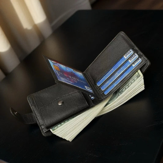 Leather Wallet for Men Credit/Debit Card Slots Wallets Men Suitable for Daily Casual and Business Use for Daily Casual Business