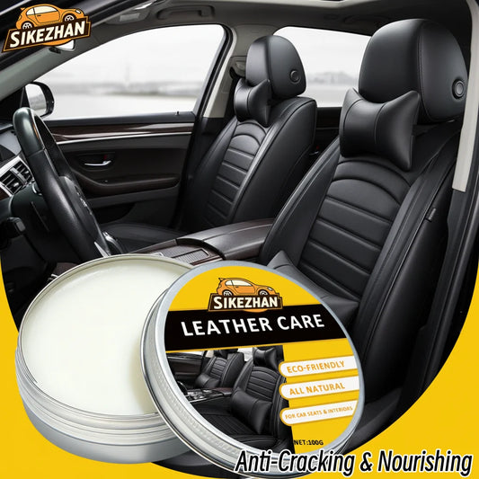 Car Leather Care Cream Natural Transparent Odorless Leather Conditioner Balm Universal for All Colors Protect Nourish Car Seats