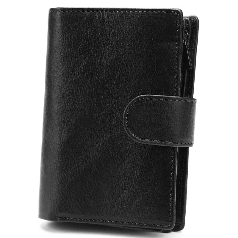  Fashion Luxury Genuine Leather Wallet For Men Multifunction Card Id Holder Coin Short Wallets Unsiex Purse portefeuilles homm