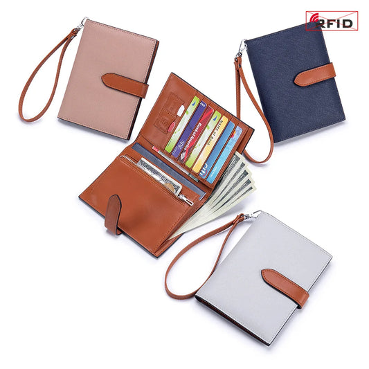 Women Wallets Genuine Leather Female Purse Mini Hasp Solid Multi-Cards Holder Coin Short Wallets Slim Small Wallet