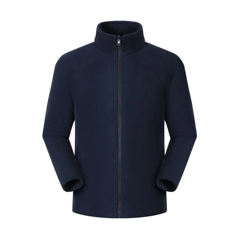 Custom Men Women's Fleece Thermal Hiking Jacket Outdoor Sports Climbing Trekking Camping Windbreaker Warm Coat For Men 