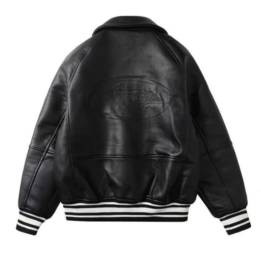 Streetwear Leather Bomber Jacets Men PU Leather Trench Coats Windbreaker for Men Vintage Padded Jackets Men Winter Clothes