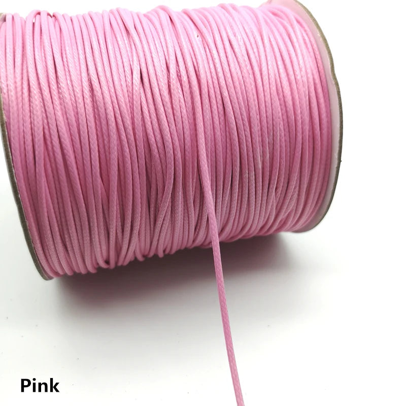 5 yards 1.5mm Waxed Thread For DIY Jewelry Making  String Rope  Leather Sewing Hand Wax Stitching #RoLi