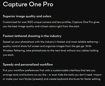 Win Send Download Link Mastering Raw Development, Image Processing, and Asset Management Capture One Pro