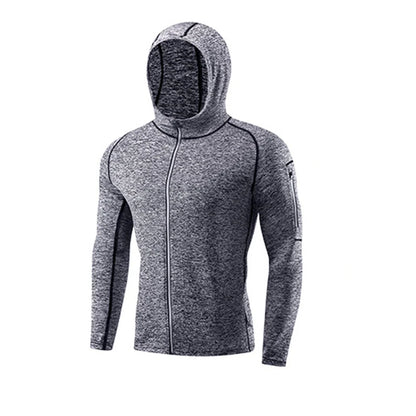Men's Running Workout Jacket, Training Zipper Coat, Sportswear, Long Sleeve, Jogging Sweatshirt, Gym Clothing, Fitness Equipment