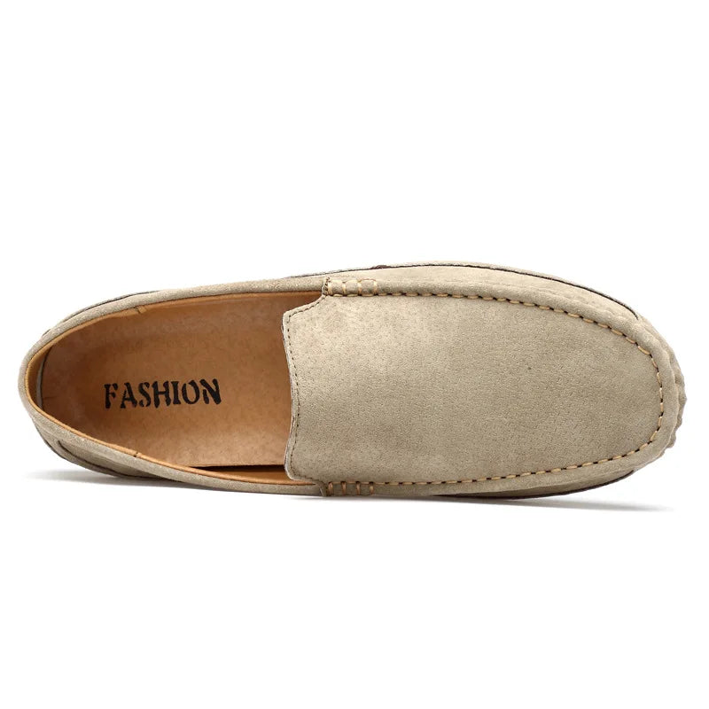 Suede Leather Man Loafers Luxury 2021 Casual Shoes For Men Boat Shoes Handmade Men Slipon Driving Shoes Male Moccasins Zapatos99