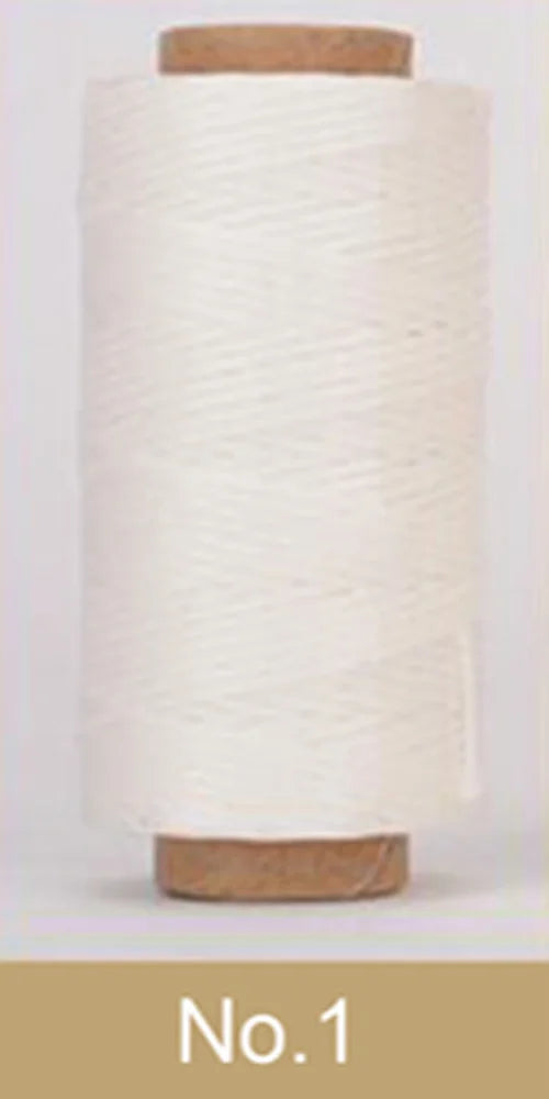 50m 0.8mm Leather Sewing Waxed Thread Wax Cord String Hand Stitching Craft DIY