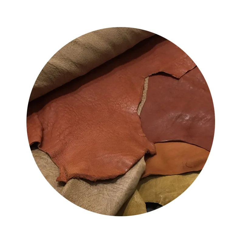 Real leather Nature sheep skin High end first layer sheepskin handmade DIY leather leather fabrics whole piece