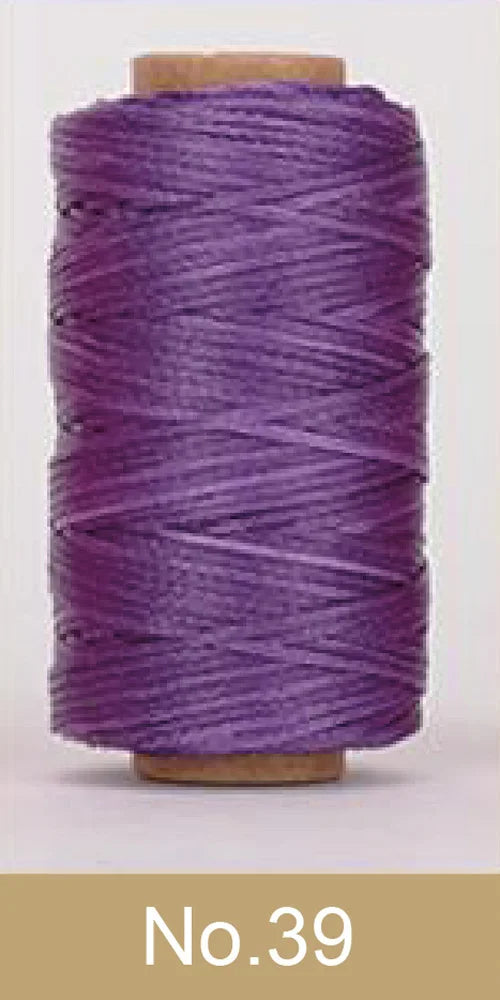 50m 0.8mm Leather Sewing Waxed Thread Wax Cord String Hand Stitching Craft DIY