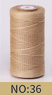1mm 150D Leather Waxed Thread Cord for DIY Handicraft Tool Hand Stitching Thread 50 Meters Flat Waxed Sewing Line