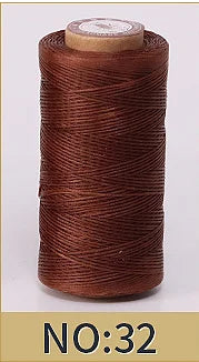 1mm 150D Leather Waxed Thread Cord for DIY Handicraft Tool Hand Stitching Thread 50 Meters Flat Waxed Sewing Line