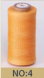 1mm 150D Leather Waxed Thread Cord for DIY Handicraft Tool Hand Stitching Thread 50 Meters Flat Waxed Sewing Line