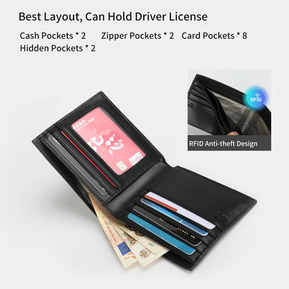 Tigernu High Quality Wallets Men Thin Money Purse Male Business Card Holder For Men Fashion PU Wallet Short Purse Light Card Bag