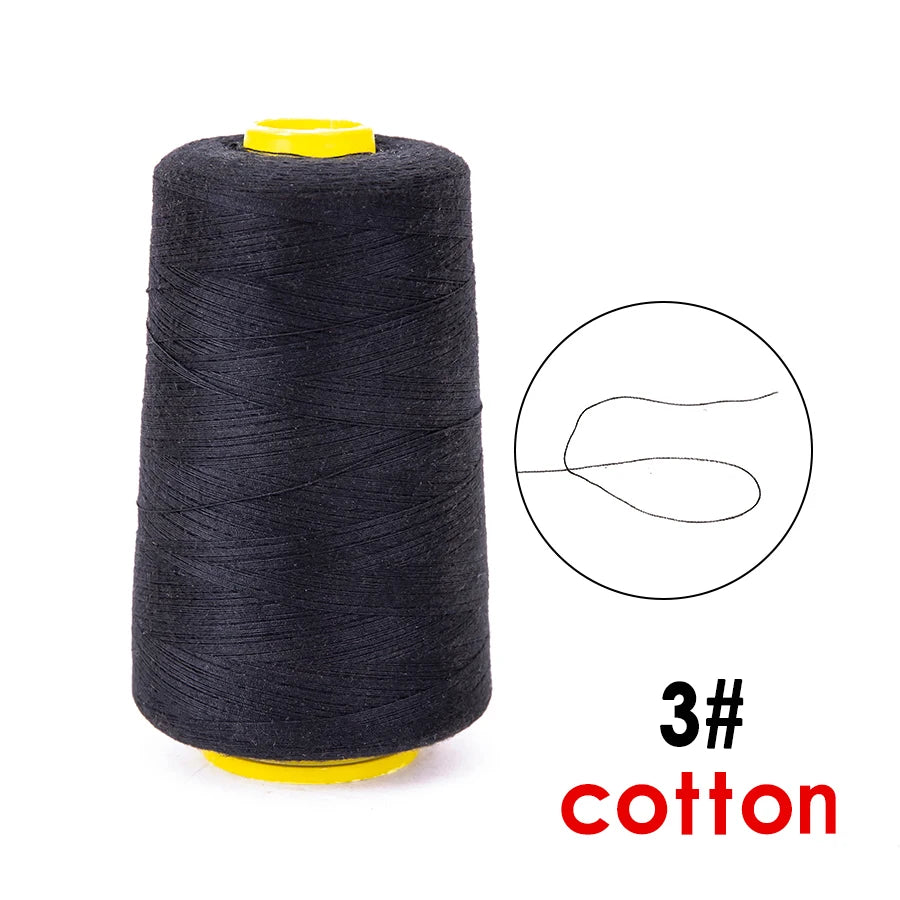 Alileader 1500M Nylon Hair Weaving Thread For Hair Sew In Black Cotton Thread For Sewing Machine Nylon Thread For Sewing Clothes