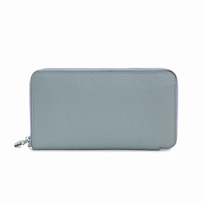 All Leather Women Wallet Long Zipper Luxury Designer Large Capacity Thin Phone Clutch Purse Credit Card Money Bag with Gift Box