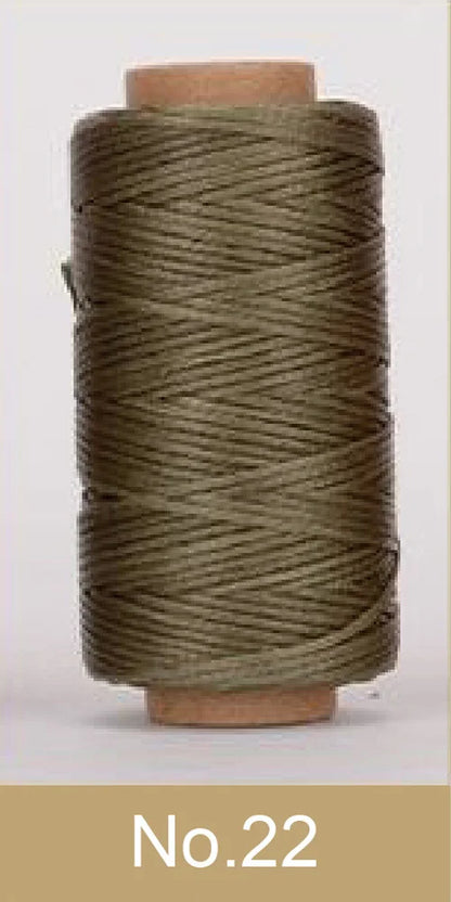 50m 0.8mm Leather Sewing Waxed Thread Wax Cord String Hand Stitching Craft DIY