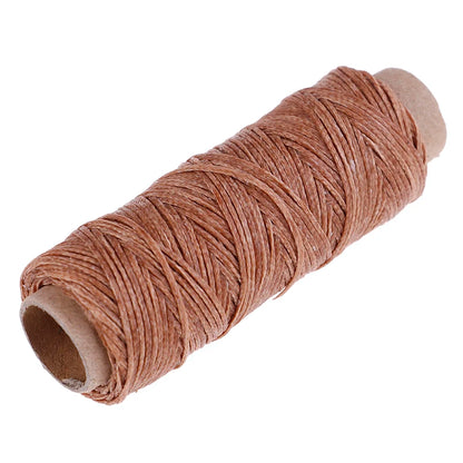 50m/Roll DIY Waxed Sewing Thread For Leather Shoe Hand Stitching Crafts Tool Hand Stitching For Leather Sewing Thread