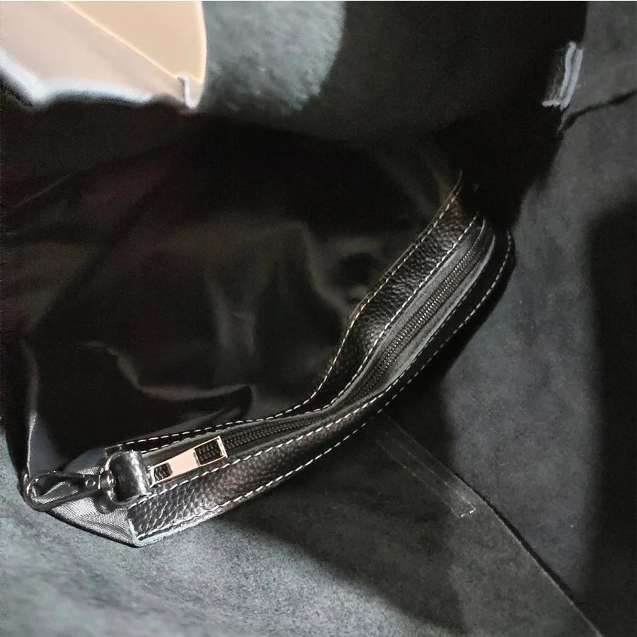 Classic Leather Handbags for Women Luxury Women's Bags Design Large Capacity Shopper Tote Bag Daily Shoulder Bag Bolsa De Hombro