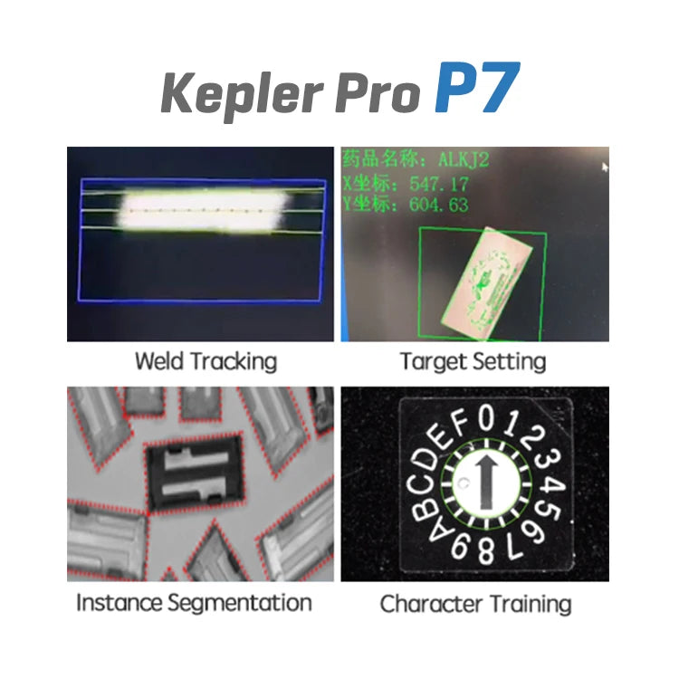 Kepler Pro P7 Machine Vision OCR Software Deep Learning Tool for Image Classification Segmentation Object Detection