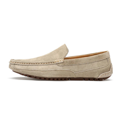 Suede Leather Man Loafers Luxury 2021 Casual Shoes For Men Boat Shoes Handmade Men Slipon Driving Shoes Male Moccasins Zapatos99