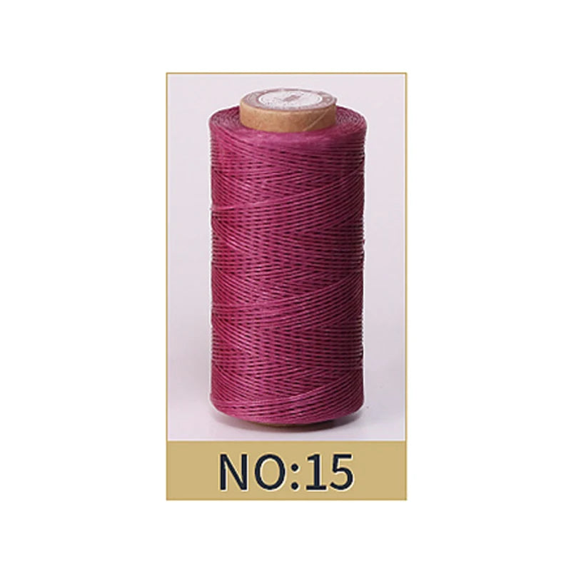 50M 0.8Mm Thickness Waxed Thread For Leather Waxed Cord For Diy Handicraft Tool Hand Stitching Thread Flat Waxed Sewing Line