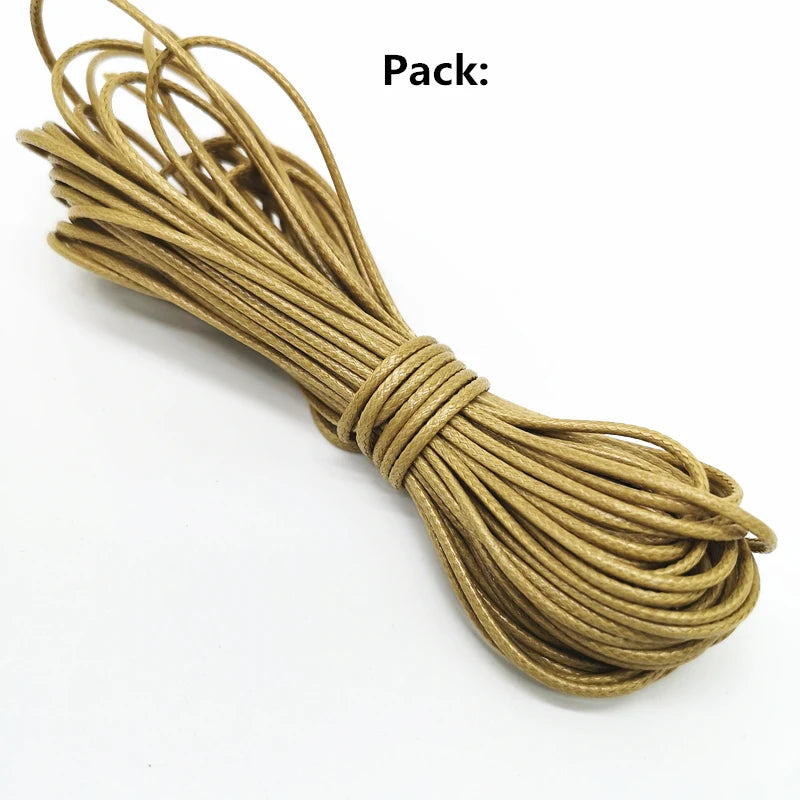 5 yards 1.5mm Waxed Thread For DIY Jewelry Making  String Rope  Leather Sewing Hand Wax Stitching #RoLi