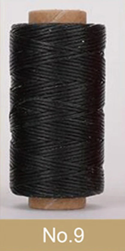 50m 0.8mm Leather Sewing Waxed Thread Wax Cord String Hand Stitching Craft DIY