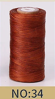 1mm 150D Leather Waxed Thread Cord for DIY Handicraft Tool Hand Stitching Thread 50 Meters Flat Waxed Sewing Line