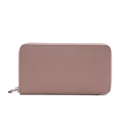 All Leather Women Wallet Long Zipper Luxury Designer Large Capacity Thin Phone Clutch Purse Credit Card Money Bag with Gift Box