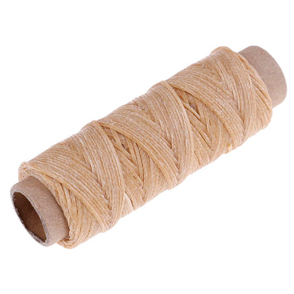50m/Roll DIY Waxed Sewing Thread For Leather Shoe Hand Stitching Crafts Tool Hand Stitching For Leather Sewing Thread