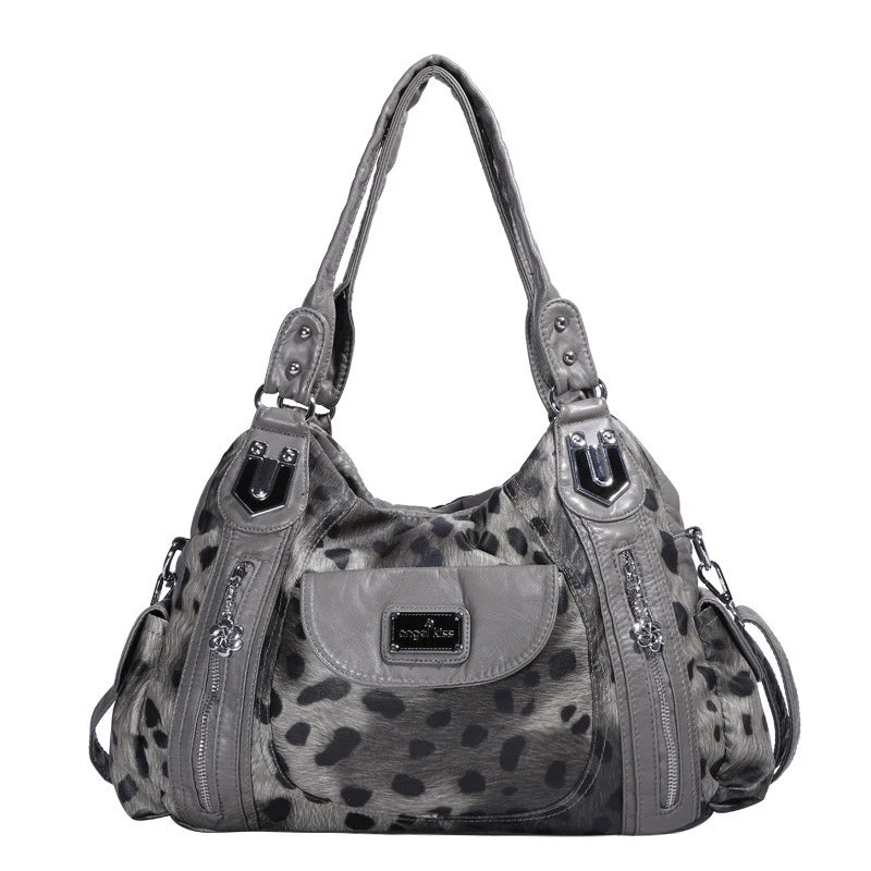 Brand Luxury Women Handbags 2021 High Quality Soft Leather Shopping Tote Bag Multifunction Large Capacity Messenger Shoulder Bag
