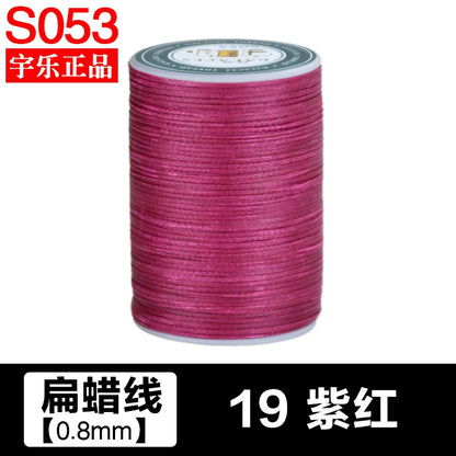 90m 0.8mm Waxed Thread Repair Cord String Sewing Leather Hand Wax Stitching DIY Thread For Case Arts Crafts Handicraft Tool