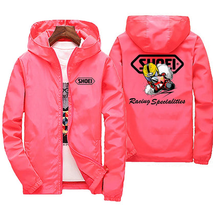 2025 New high-quality men's windproof jacket, large waterproof jacket with mountain and bicycle hood, for spring and autumn
