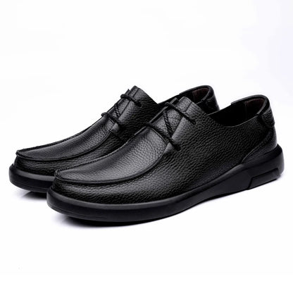Casual Leather Shoes Men Loafers Trend Brand Business Shoes Autumn Slip on Flat Man Sneakes Comfortable Moccasins Zapatos Hombre