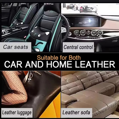 Multifunctional Leather Care Maintenance Oil Cleaning Cream for Car Interior Leather Seat Sofa Bag Shoes Jacket Care Polishing/v