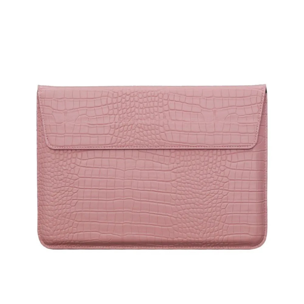 Magnetic Closure 13inch Laptop Bags Leather Bracket Laptop Sleeve Pouch Waterproof Lightweight Notebook Sleeve