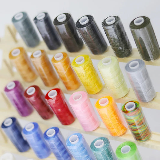 0.8MM 150D Leather Waxed Thread Cord 36Colors 50M DIY Hand Polyester Stitching Thread Multicolor For DIY Handicraft Sewing Tools
