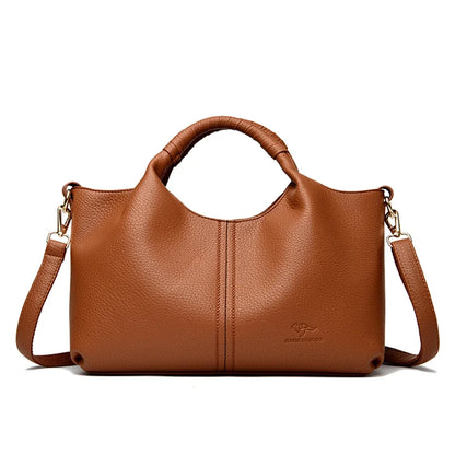 High Quality Soft Leather Women's Handbag Tote Bag Fashion Luxury Women Shoulder Bag Trendy Female Commute Crossbody Bags Wallet