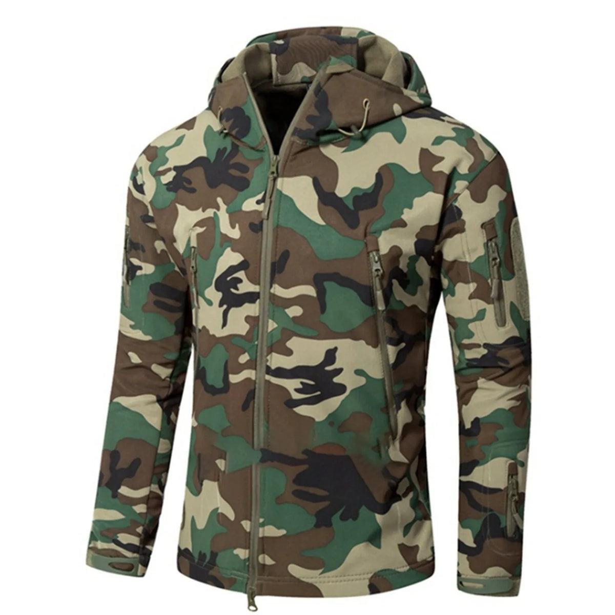 Men's Winter Autumn Softshell Fleece Jackets Windproof Outdoor Fishing Hiking Hunting Thermal Camping Cargo Coats Warm M-4XL