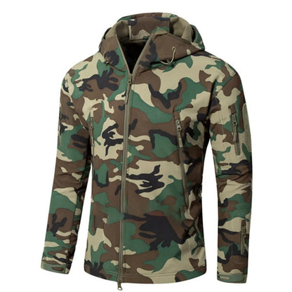 Men's Winter Autumn Softshell Fleece Jackets Windproof Outdoor Fishing Hiking Hunting Thermal Camping Cargo Coats Warm M-4XL