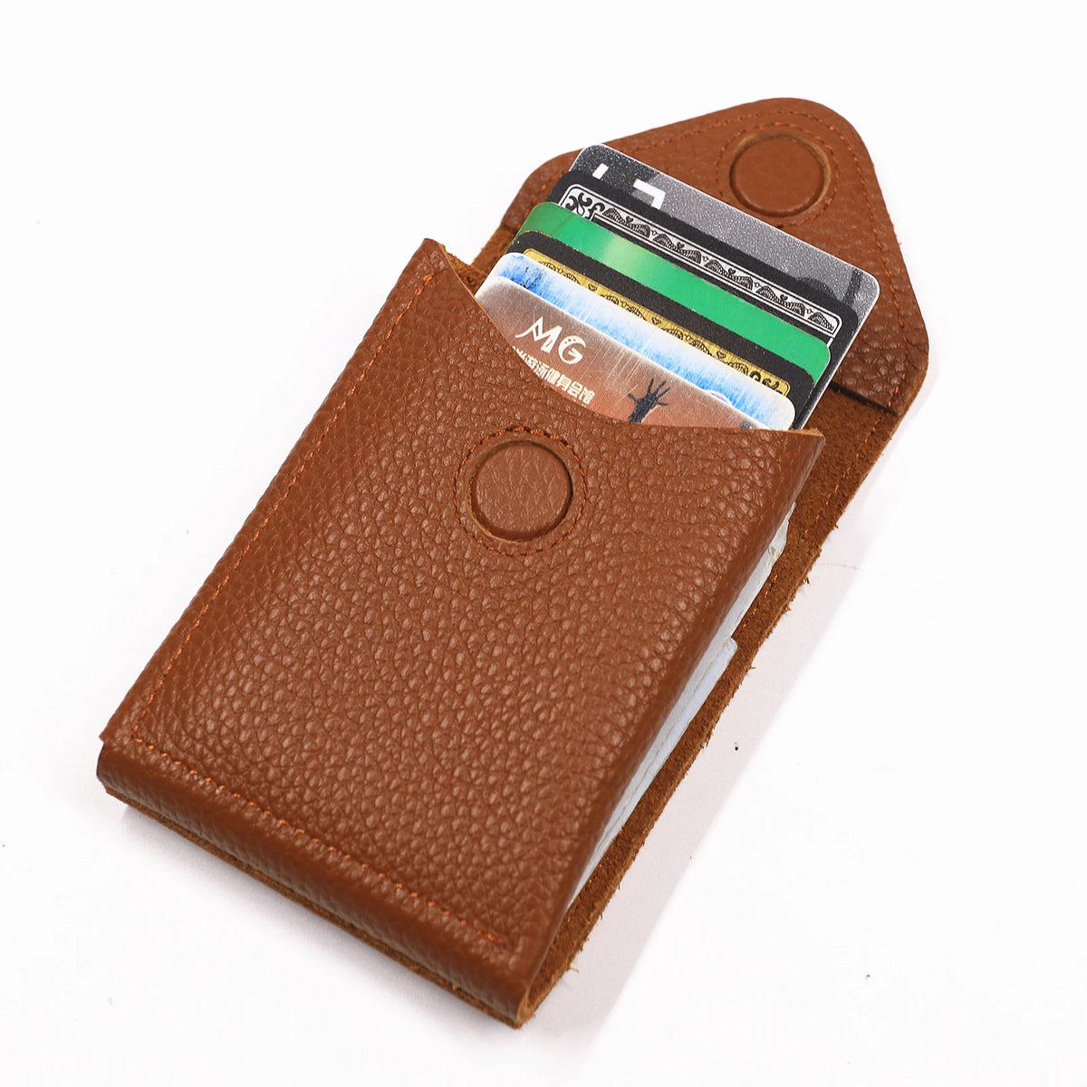 Genuine Leather Wallet For Men Male Vintage Full Grain Cowhide Vertical Slim Cash Wallet Man Card Holder Flap Magnetic Closure