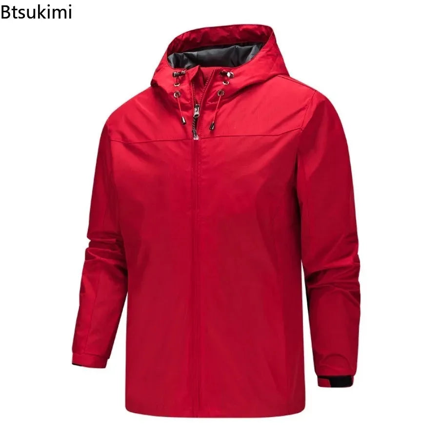 Outdoor Jackets for Men Waterproof Breathable Casual Coats Spring Autumn Men Windbreaker Jackets Cycling Mountaineering Clothes