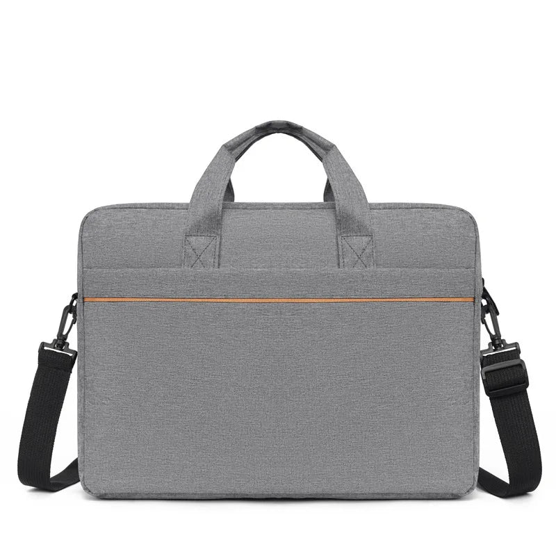 Laptop shoulder bag, men's laptop bag, large capacity business briefcase, inner bag storage