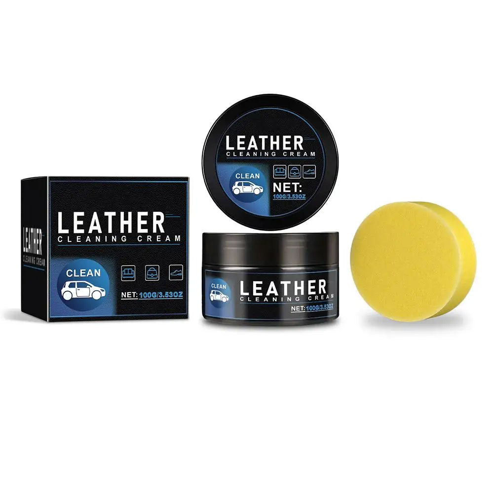 Car Leather Care Cream Car Interior Seat Leather Protection Renovation Glossy Care Cream ﻿